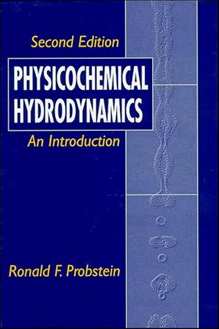 Cover for Physicochemical hydrodynamics