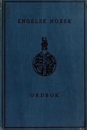 Cover for Engelsk-Norsk