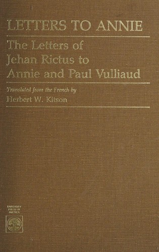Cover for Letters to Annie