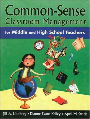 Cover for Common-Sense Classroom Management for Middle and High School Teachers