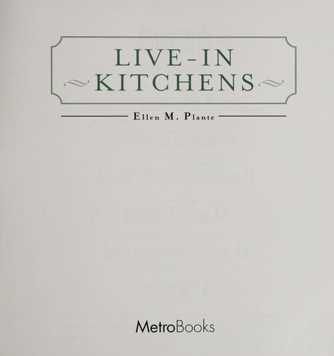Cover for Live-In Kitchens
