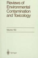 Cover for Reviews of environmental contamination and toxicology