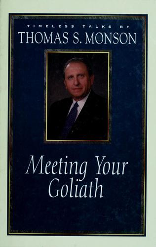 Cover for Meeting your Goliath