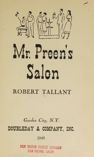 Cover for Mr. Preen's salon