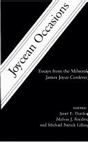 Cover for Joycean Occasions