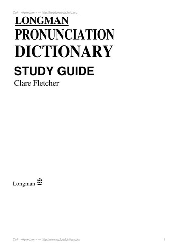Cover for Longman Pronunciation Dictionary