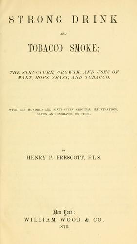 Cover for Strong drink and tobacco smoke
