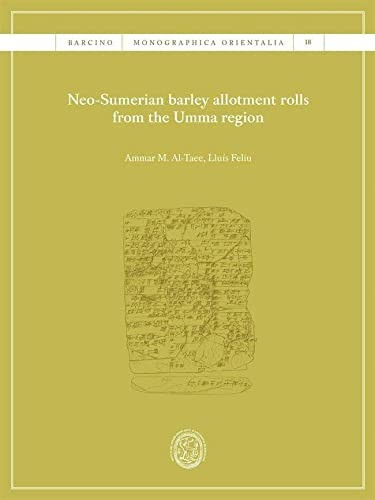 Cover for Neo-Sumerian barley allotment rolls from the Umma region
