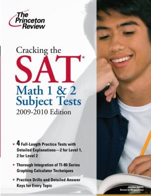 Cover for Cracking The Sat Math 1 2 Subject Tests