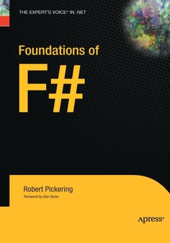 Cover for Foundations of F#