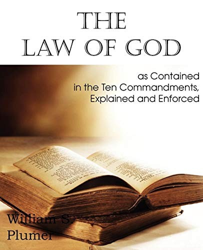 Cover for Law of God as Contained in the Ten Commandments