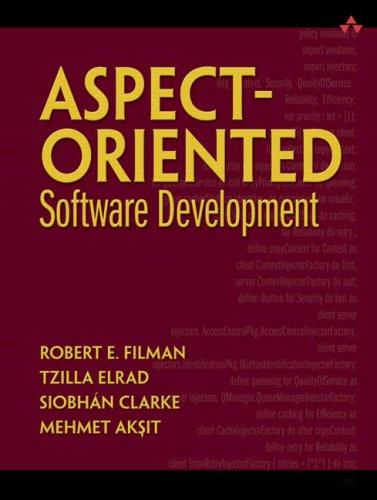 Cover for Aspect oriented software development