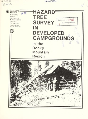 Cover for Assessment of hazard trees within developed campgrounds in the Rocky Mountain Region