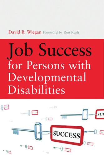Cover for Job success for persons with developmental disabilities