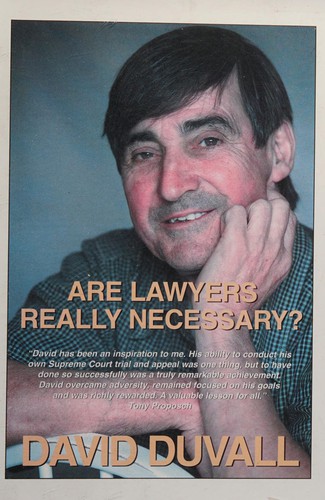 Cover for Are lawyers really necessary?.
