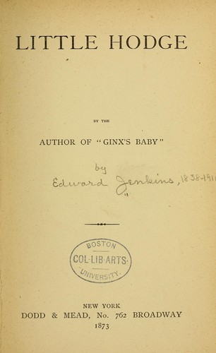 Cover for Little Hodge