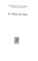 Cover for Le Trône de Dieu