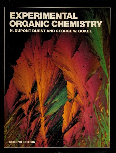 Cover for Experimental organic chemistry