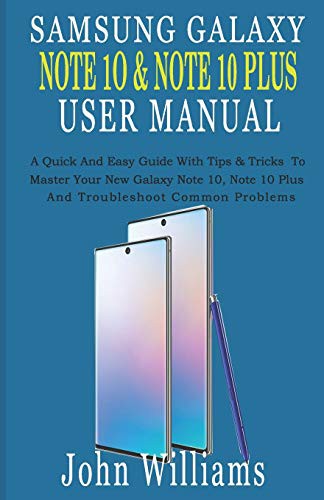 Cover for SAMSUNG GALAXY NOTE 10 & NOTE 10 PLUS MANUAL