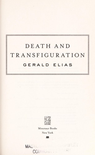 Cover for Death and transfiguration