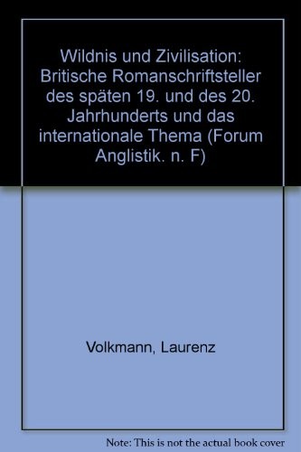 Cover for Wildnis und Zivilisation