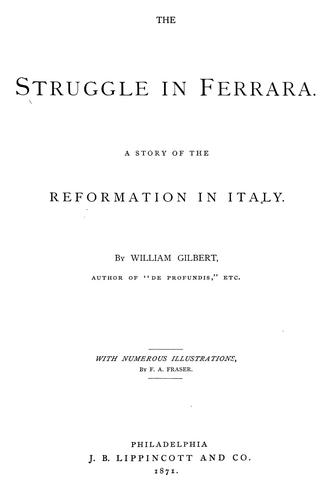 Cover for The struggle in Ferrara