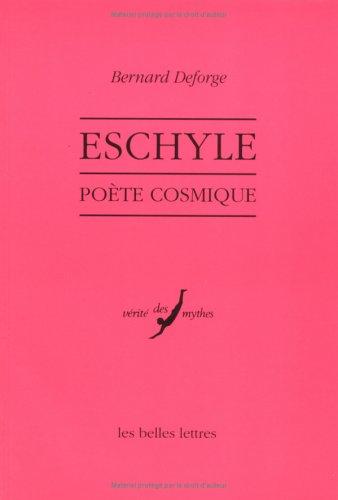 Cover for Eschyle, poète cosmique