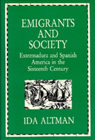 Cover for Emigrants and society