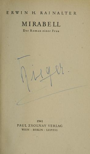 Cover for Mirabell