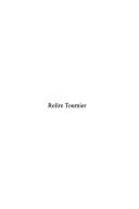 Cover for Relire Tournier
