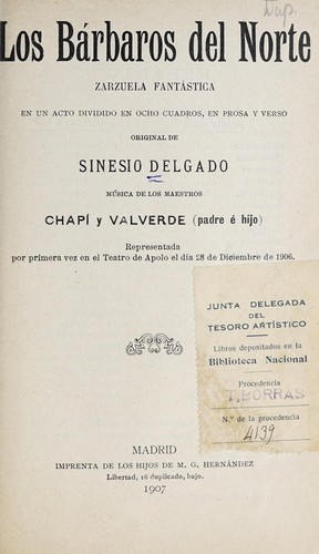 Cover for Los bárbaros del norte