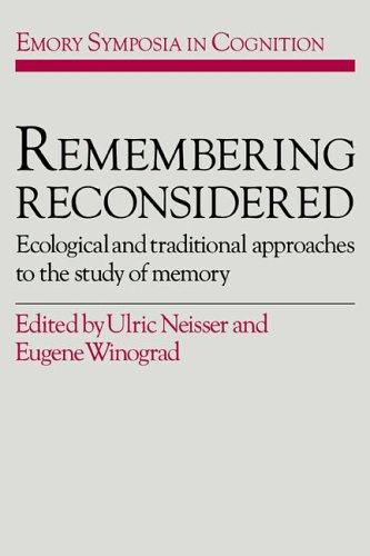 Cover for Remembering Reconsidered