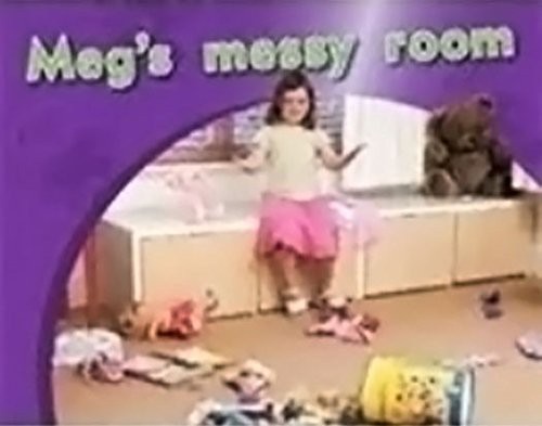 Cover for Meg's messy room