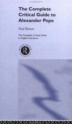 Cover for Alexander Pope