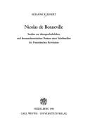 Cover for Nicolas de Bonneville