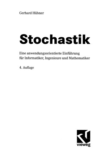 Cover for Stochastik