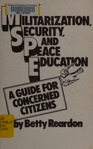 Cover for Militarization, security, and peace education
