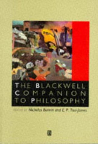 Cover for The Blackwell Companion to Philosophy (Blackwell Companions to Philosophy)