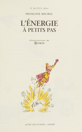 Cover for L'énergie à petits pas