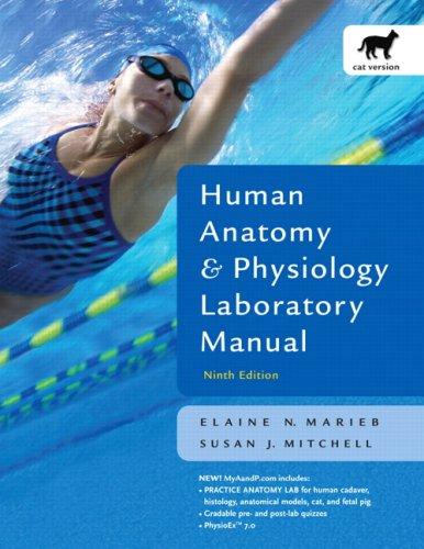 Cover for Human Anatomy and Physiology Lab Manual, Cat Version (9th Edition)