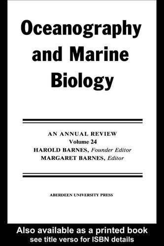 Cover for Oceanography And Marine Biology (Oceanography and Marine Biology)