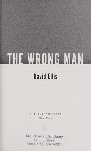 Cover for The wrong man