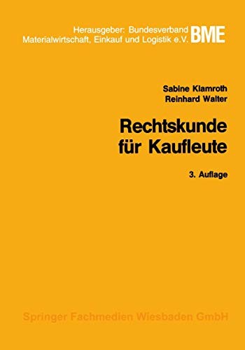 Cover for Rechtskunde für Kaufleute