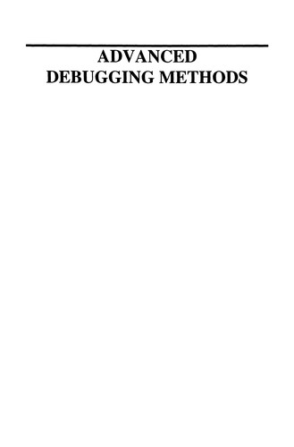 Cover for Advanced Debugging Methods