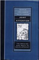 Cover for Joint attention