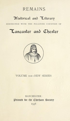Cover for A descriptive list of the printed maps of Lancashire, 1577-1900