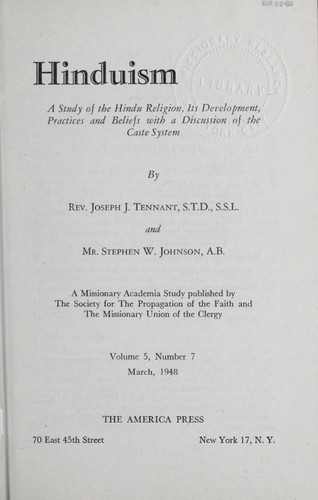 Cover for Hinduism