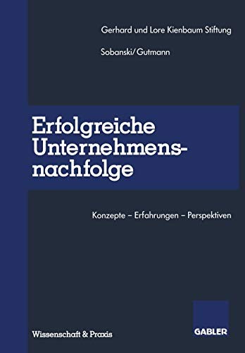 Cover for Erfolgreiche Unternehmensnachfolge