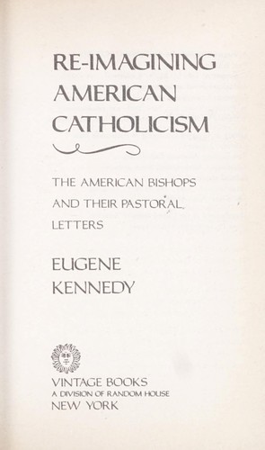 Cover for Re-imagining American Catholicism