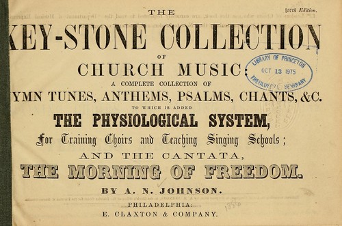 Cover for The Key-stone collection of church music